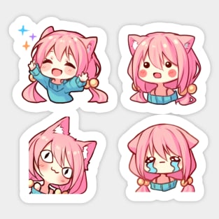 4 Chiye stickers Sticker